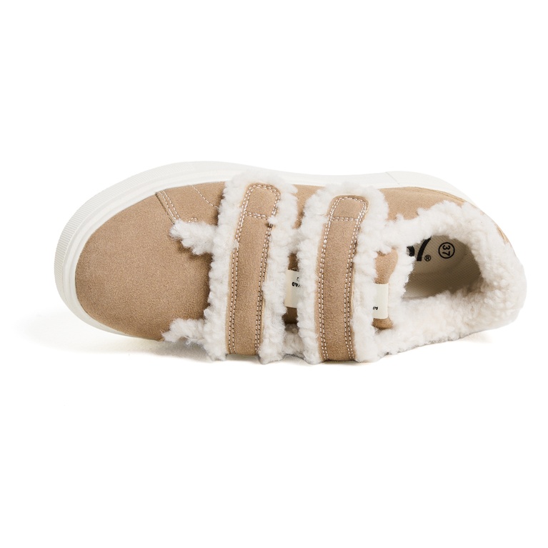 Faux Shearling Sneakers "Rue"